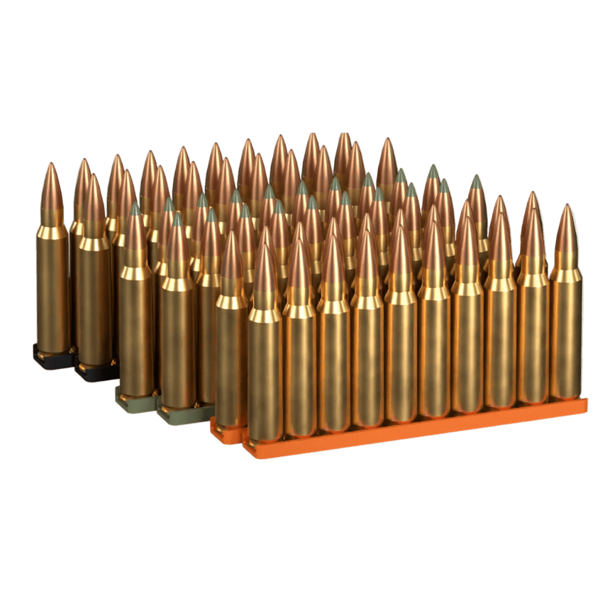 SCUSA 5.56/.223 color-coded stripper clips with ammo