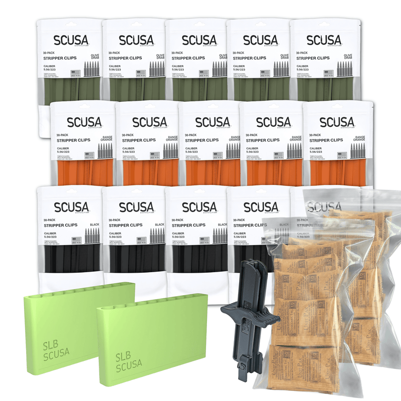 NEW SCUSA ARMORY MAX Ready-to-Load Kit – Holds 4,500 Rounds. 5.56 Stripper Clips.