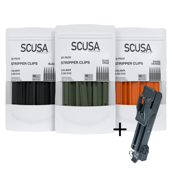 SCUSA PRO Ready-to-Load Kit – 5.56 Stripper Clips + StripLULA Speed Loader — image 1 of 9