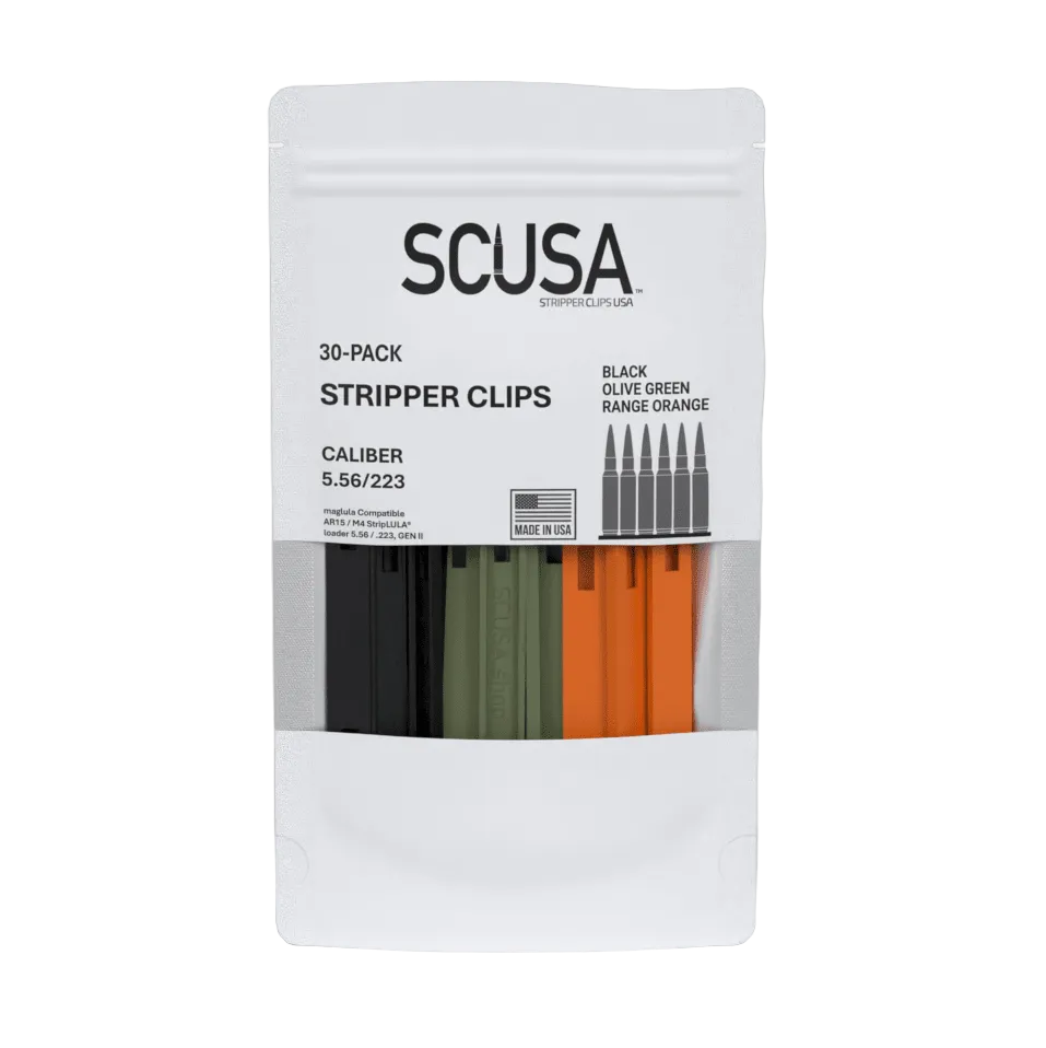 SCUSA Polymer Clips - Multi-Color 30 Pack